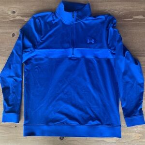 Under Armour Like New! MENS Medium Storm Midlayer 1/2 Zip Long-sleeve Golf Shirt